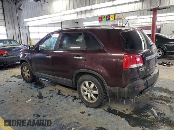 2012 Kia Sorento LX with VIN 5XYKT3A20CG256235, listed as a Copart auction lot 46143685 with 235,582 mi miles and Non Repairable. Bid and sale history available at carsss.com. Image 2.