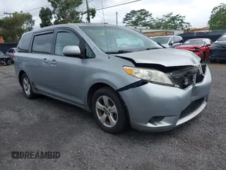 2011 Toyota Sienna LE AAS with VIN 5TDKK3DC1BS116106, listed as a IAAI auction lot 42593018 with 239,418 mi miles and . Bid and sale history available at DreamBid. Image 1.