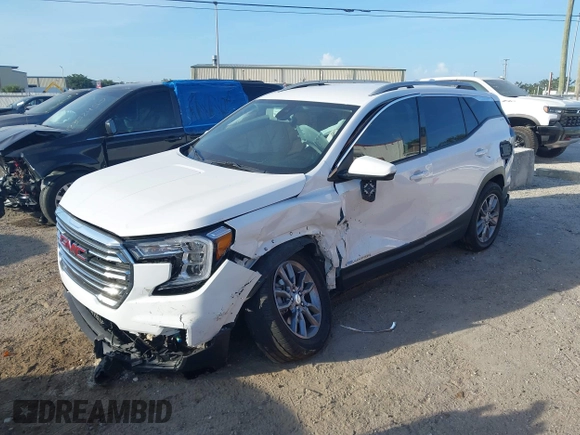 2024 GMC Terrain SLT with VIN 3GKALPEG3RL186373, listed as a IAAI auction lot 42348679 with 21,798 mi miles and . Bid and sale history available at DreamBid. Image 17.