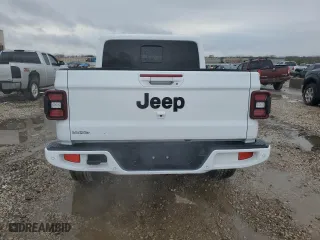 2023 Jeep Gladiator Overland with VIN 1C6HJTFG0PL564950, listed as a Copart auction lot 80207494 with 28,058 mi miles and Salvage Title. Bid and sale history available at carsss.com. Image 6.