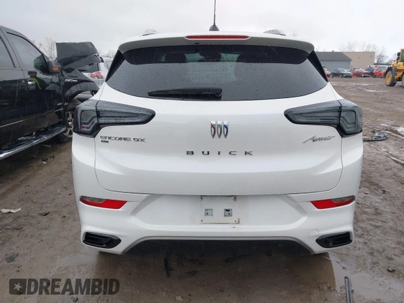 2024 Buick Encore GX Avenir with VIN KL4AMGSL6RB018247, listed as a IAAI auction lot 41832353 with 16,001 mi miles and . Bid and sale history available at DreamBid. Image 16.
