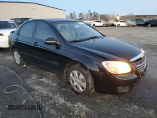 2008 Kia Spectra EX with VIN KNAFE121185551816, listed as a Copart auction lot 42324005 with 159,476 mi miles and Salvage title. Bid and sale history available at DreamBid. Image 4.