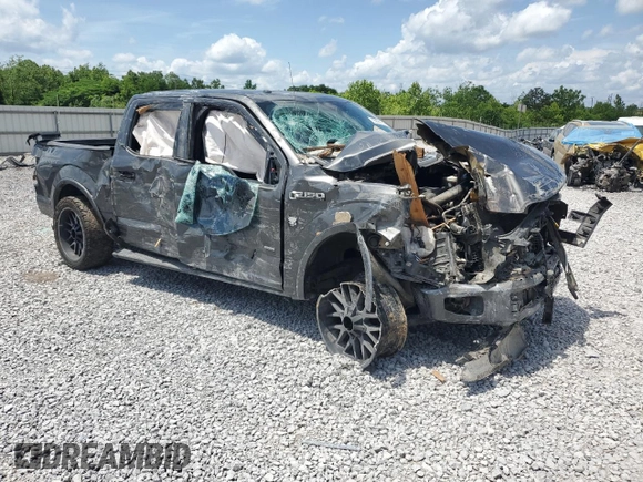 2015 Ford F-150 XL with VIN 1FTEW1CG8FFB76903, listed as a Copart auction lot 55628185 with Not provided miles and Salvage title. Bid and sale history available at DreamBid. Image 4.