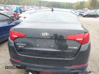 2013 Kia Optima EX with VIN 5XXGN4A78DG154186, listed as a IAAI auction lot 41911184 with 195,666 mi miles. Bid and sale history available at carsss.com. Image 16.