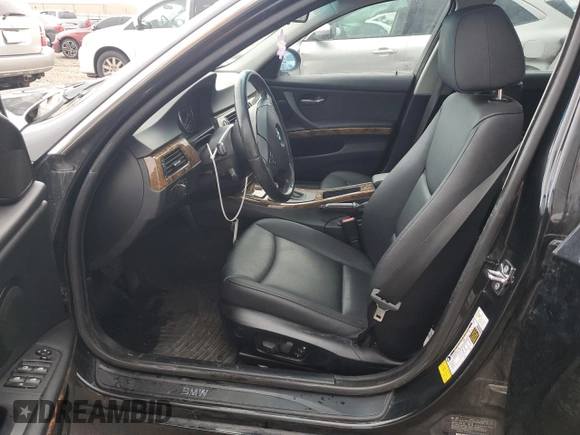 2007 BMW 3 Series 335xi with VIN WBAVD53557A008417, listed as a Copart auction lot 44999725 with 0 mi miles and Salvage Title. Bid and sale history available at carsss.com. Image 7.