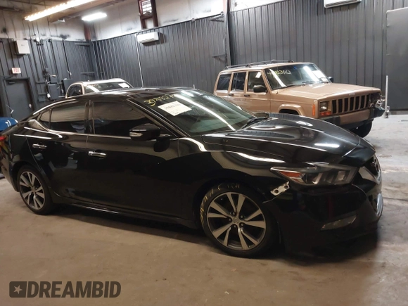 2017 Nissan Maxima SR with VIN 1N4AA6AP9HC366183, listed as a IAAI auction lot 39882700 with 94,132 mi miles and . Bid and sale history available at DreamBid. Image 12.