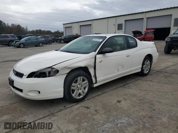 2007 Chevrolet Monte Carlo LT with VIN 2G1WK15K179419620, listed as a Copart auction lot 83812084 with 158,788 mi miles and Salvage Title. Bid and sale history available at carsss.com. Image 1.