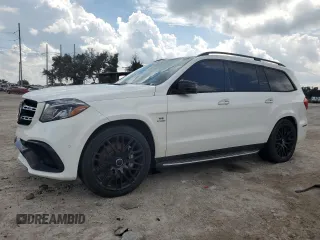 2017 Mercedes-Benz GLS with VIN 4JGDF7FE9HA871556, listed as a Copart auction lot 74017774 with 0 mi miles and Salvage Title. Bid and sale history available at carsss.com. Image 1.