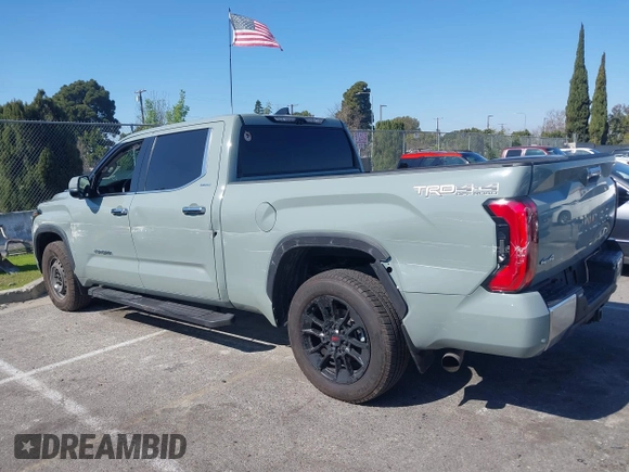 2022 Toyota Tundra Limited Hybrid with VIN 5TFJC5EC9NX001528, listed as a IAAI auction lot 41625774 with 57,475 mi miles and . Bid and sale history available at DreamBid. Image 14.