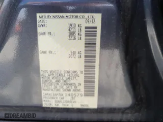 2013 Nissan Altima 2.5 SL with VIN 1N4AL3AP7DC140579, listed as a Copart auction lot 53319775 with 61,557 mi miles and Salvage Title. Bid and sale history available at carsss.com. Image 12.