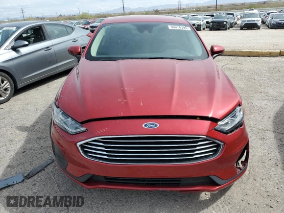 2020 Ford Fusion Hybrid SE with VIN 3FA6P0LU2LR219735, listed as a Copart auction lot 50076395 with 29,008 mi miles and Salvage Title. Bid and sale history available at carsss.com. Image 5.