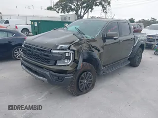 2024 Ford Ranger Raptor with VIN 1FTER4LR2RLE05950, listed as a IAAI auction lot 41590870 with 10,891 mi miles. Bid and sale history available at carsss.com. Image 17.