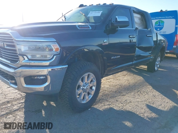 2021 Ram 2500 Laramie with VIN 3C6UR5NL5MG515382, listed as a IAAI auction lot 41735822 with 65,613 mi miles. Bid and sale history available at carsss.com. Image 18.