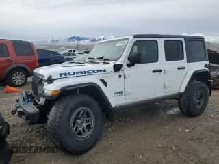2022 Jeep Wrangler Unlimited Rubicon with VIN 1C4JJXR62NW171080, listed as a Copart auction lot 45918595 with Not provided miles and Salvage title. Bid and sale history available at DreamBid. Image 1.