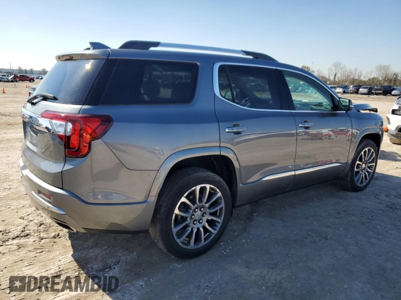 2021 GMC Acadia Denali with VIN 1GKKNPLS6MZ205103, listed as a Copart auction lot 42973675 with 39,506 mi miles and Salvage Title. Bid and sale history available at carsss.com. Image 3.