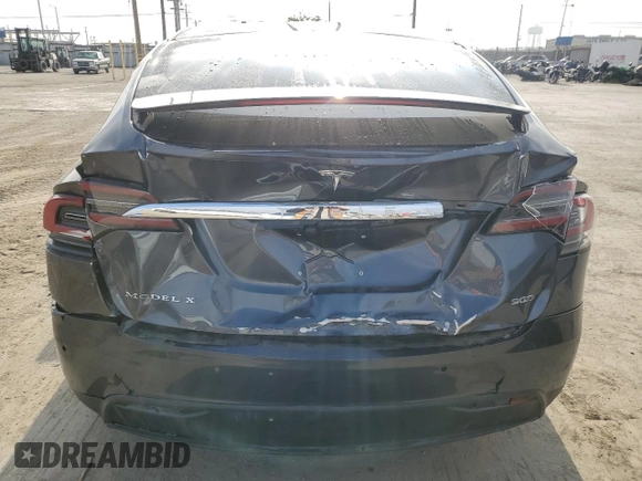 2016 Tesla Model X 70D with VIN 5YJXCAE2XGF001562, listed as a Copart auction lot 53539225 with 73,274 mi miles and Salvage Title. Bid and sale history available at DreamBid. Image 6.