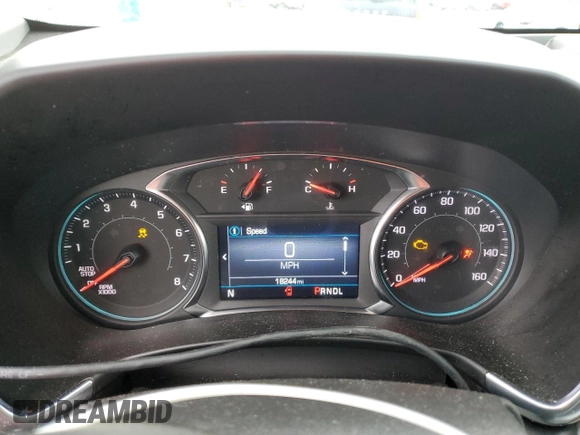 2023 Chevrolet Equinox LS with VIN 3GNAXHEGXPL244473, listed as a Copart auction lot 57528505 with 18,244 mi miles and Non repairable. Bid and sale history available at DreamBid. Image 9.