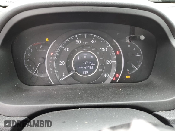 2015 Honda CR-V EX-L with VIN 2HKRM4H76FH661239, listed as a Copart auction lot 51738454 with 117,141 mi miles and Salvage Title. Bid and sale history available at carsss.com. Image 9.