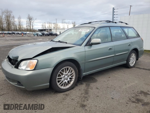 2003 Subaru Legacy L with VIN 4S3BH635437307310, listed as a Copart auction lot 86441624 with 136,189 mi miles and Salvage title. Bid and sale history available at DreamBid. Image 1.