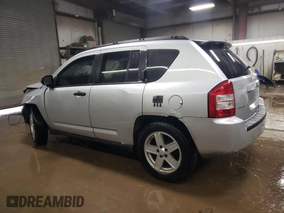 2007 Jeep Compass Sport with VIN 1J8FF47W57D193557, listed as a Copart auction lot 44903375 with 0 mi miles and Salvage Title. Bid and sale history available at carsss.com. Image 2.