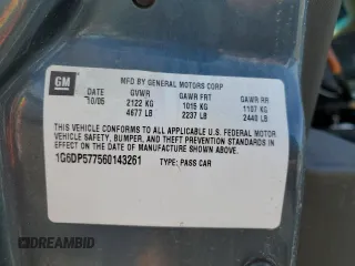 2006 Cadillac CTS with VIN 1G6DP577560143261, listed as a Copart auction lot 79845344 with 207,446 mi miles and Salvage Title. Bid and sale history available at carsss.com. Image 12.