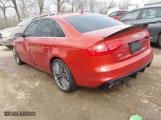 2014 Audi S4 Premium Plus with VIN WAUBGAFL8EA077385, listed as a IAAI auction lot 41803300 with 102,323 mi miles. Bid and sale history available at carsss.com. Image 3.