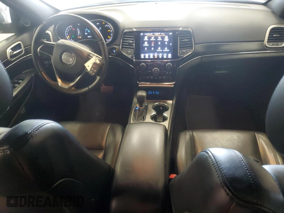 2021 Jeep Grand Cherokee Limited with VIN 1C4RJFBG9MC587711, listed as a Copart auction lot 59170385 with 96,034 mi miles and Salvage title. Bid and sale history available at DreamBid. Image 8.