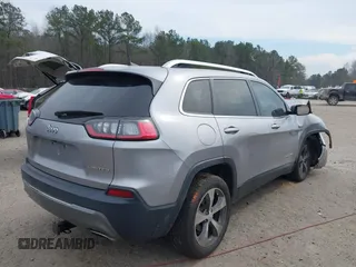 2019 Jeep Cherokee Limited with VIN 1C4PJLDN0KD300846, listed as a IAAI auction lot 41688555 with 54,166 mi miles. Bid and sale history available at carsss.com. Image 4.
