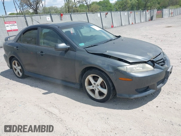 2005 Mazda 6 Sport S with VIN 1YVHP80DX55M60044, listed as a IAAI auction lot 42181650 with 161,463 mi miles and . Bid and sale history available at DreamBid. Image 1.