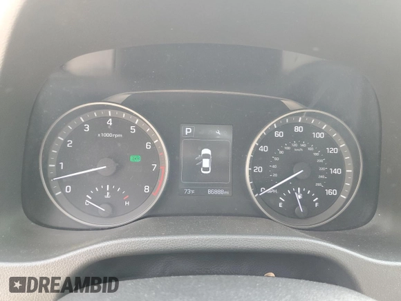 2018 Hyundai Elantra SEL with VIN 5NPD84LF9JH236846, listed as a Copart auction lot 55521955 with 86,888 mi miles and Salvage Title. Bid and sale history available at DreamBid. Image 9.