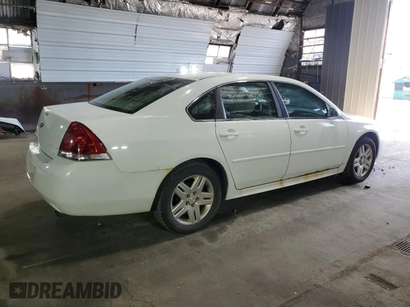 2012 Chevrolet Impala LT Fleet with VIN 2G1WG5E32C1274811, listed as a Copart auction lot 54977515 with 201,385 mi miles and Clean Title. Bid and sale history available at DreamBid. Image 3.