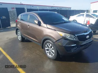 2014 Kia Sportage LX with VIN KNDPB3AC9E7648454, listed as a IAAI auction lot 41898146 with 200,934 mi miles. Bid and sale history available at carsss.com. Image 1.