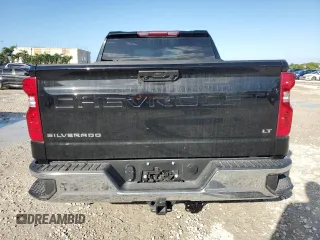 2024 Chevrolet Silverado 1500 LT with VIN 1GCPACEK7RZ172204, listed as a Copart auction lot 77741014 with 9,590 mi miles and Salvage Title. Bid and sale history available at DreamBid. Image 6.