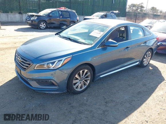 2017 Hyundai Sonata Sport with VIN 5NPE34AF5HH454752, listed as a IAAI auction lot 41651338 with 51,524 mi miles and . Bid and sale history available at DreamBid. Image 2.