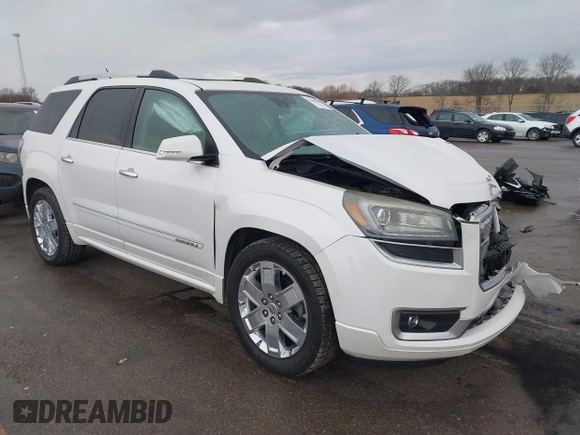 2016 GMC Acadia Denali with VIN 1GKKVTKDXGJ147415, listed as a IAAI auction lot 41460000 with 175,240 mi miles. Bid and sale history available at carsss.com. Image 1.