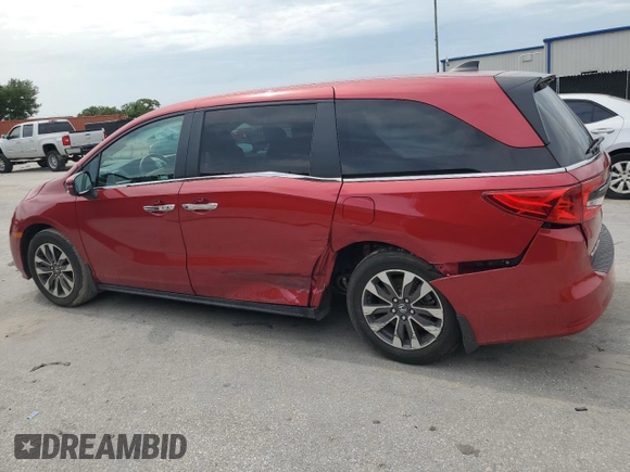 2023 Honda Odyssey EX-L с VIN 5FNRL6H67PB007744, выставлен на аукционе Copart как лот 59012905 с пробегом 25 320 миль миль и Списание • Salvage title. История ставок и продаж доступна на DreamBid. Изображение 2.