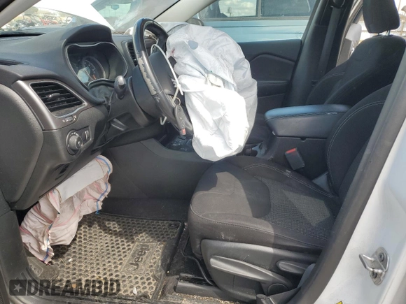 2019 Jeep Cherokee Latitude with VIN 1C4PJMCX2KD315664, listed as a Copart auction lot 53989585 with 63,285 mi miles and Salvage title. Bid and sale history available at DreamBid. Image 7.