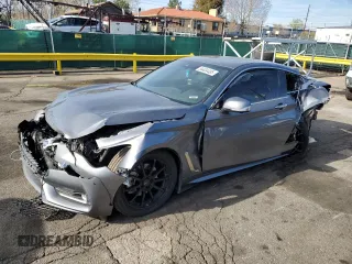 2022 Infiniti Q60 Luxe with VIN JN1EV7KL1NM630376, listed as a Copart auction lot 54434485 with 28,477 mi miles and Salvage title. Bid and sale history available at DreamBid. Image 1.