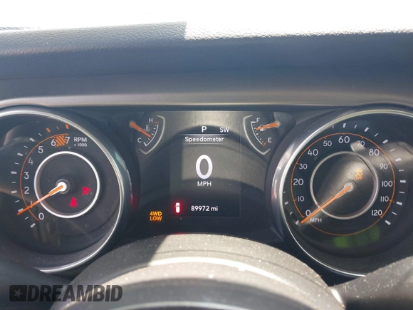 2018 Jeep Wrangler Unlimited Sport S with VIN 1C4HJXDN7JW232530, listed as a IAAI auction lot 42362544 with 89,972 mi miles and . Bid and sale history available at DreamBid. Image 7.