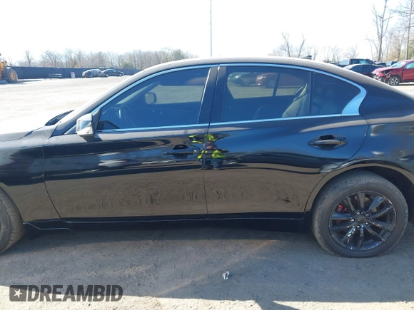 2015 Infiniti Q50 Sport with VIN JN1BV7ARXFM392361, listed as a IAAI auction lot 41771720 with 91,961 mi miles and . Bid and sale history available at DreamBid. Image 14.