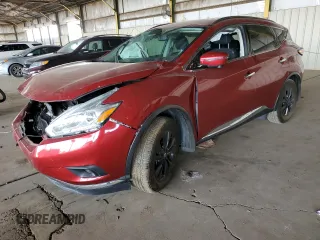 2017 Nissan Murano SL with VIN 5N1AZ2MG2HN190083, listed as a Copart auction lot 51469115 with 43,254 mi miles and Salvage Title. Bid and sale history available at DreamBid. Image 1.