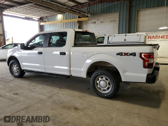 2018 Ford F-150 XL with VIN 1FTFW1E54JFA76032, listed as a Copart auction lot 52111665 with Not provided miles and Salvage title. Bid and sale history available at DreamBid. Image 2.