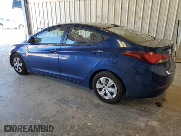 2016 Hyundai Elantra SE with VIN 5NPDH4AE9GH752076, listed as a Copart auction lot 53437545 with 117,971 mi miles and Clean Title. Bid and sale history available at DreamBid. Image 2.