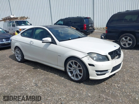 2012 Mercedes-Benz C 250 with VIN WDDGJ4HB1CF867911, listed as a IAAI auction lot 42360323 with 185,363 mi miles and . Bid and sale history available at DreamBid. Image 1.