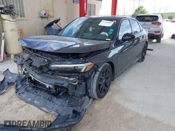 2022 Honda Civic Sedan Sport with VIN 2HGFE2F52NH596002, listed as a IAAI auction lot 41710905 with 33,104 mi miles. Bid and sale history available at carsss.com. Image 18.