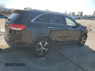 2016 Kia Sorento EX with VIN 5XYPHDA10GG050133, listed as a Copart auction lot 80547154 with 122,729 mi miles and Salvage Title. Bid and sale history available at carsss.com. Image 3.
