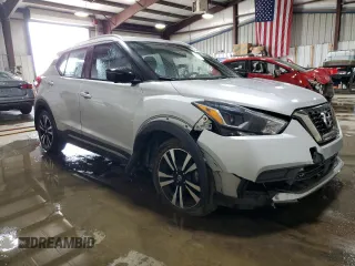 2020 Nissan Kicks SR with VIN 3N1CP5DV8LL524230, listed as a Copart auction lot 49469805 with 42,000 mi miles and Salvage Title. Bid and sale history available at carsss.com. Image 4.