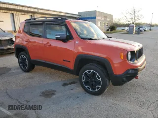 2016 Jeep Renegade Trailhawk with VIN ZACCJBCT9GPC70330, listed as a Copart auction lot 52934805 with 125,113 mi miles and Salvage title. Bid and sale history available at DreamBid. Image 4.