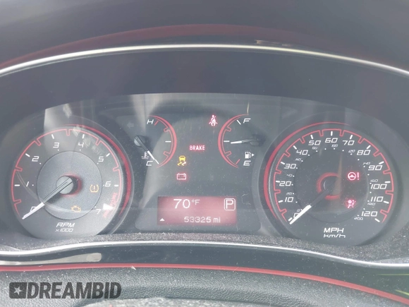 2015 Dodge Dart SXT with VIN 1C3CDFBB7FD276250, listed as a IAAI auction lot 41500698 with 53,325 mi miles. Bid and sale history available at carsss.com. Image 7.