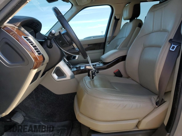 2018 Land Rover Range Rover with VIN SALGS2RE9JA380477, listed as a Copart auction lot 63457955 with 46,568 mi miles and Salvage title. Bid and sale history available at DreamBid. Image 7.